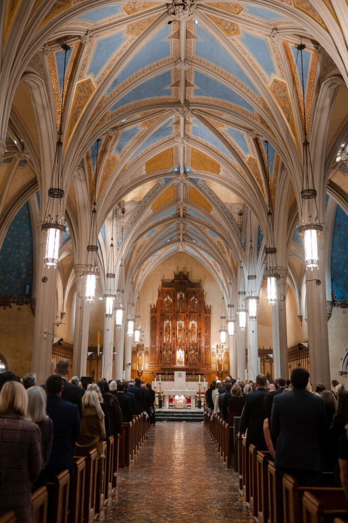 Cleveland Old Courthouse Wedding - Ceremony at Cathedral of St. John The Evangelist