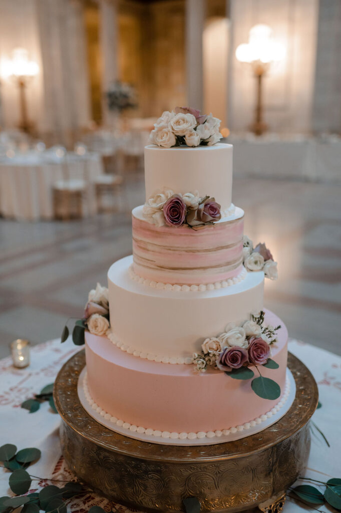 Cleveland Old Courthouse Wedding - wedding cake